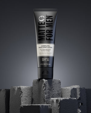 Matte For Men Complete Face and Head Care Lotion with SPF 30