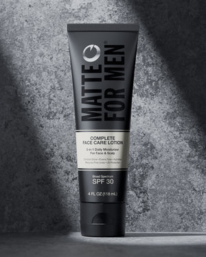 Matte For Men Complete Face and Head Care Lotion with SPF 30