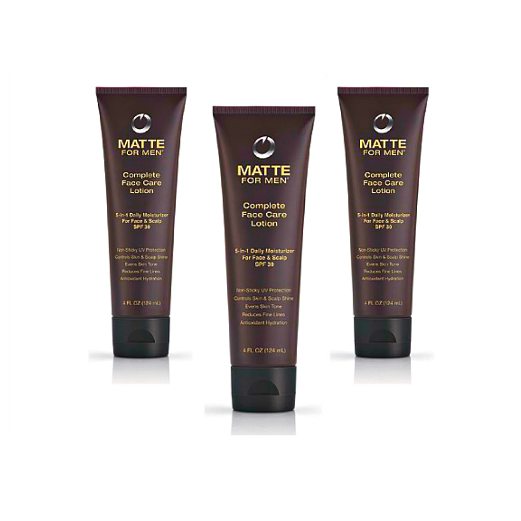 Matte For Men Complete Face and Head Cadre Lotion Triple Pack