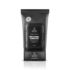 Matte For Men Complete Charcoal Cleansing Cloths package