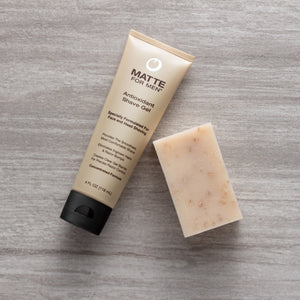 Matte For Men Shave Gel and Handmade Soap