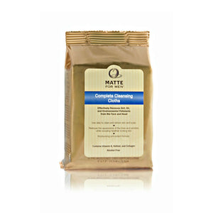 Matte For Men Complete Cleansing Cloths face wipes for men