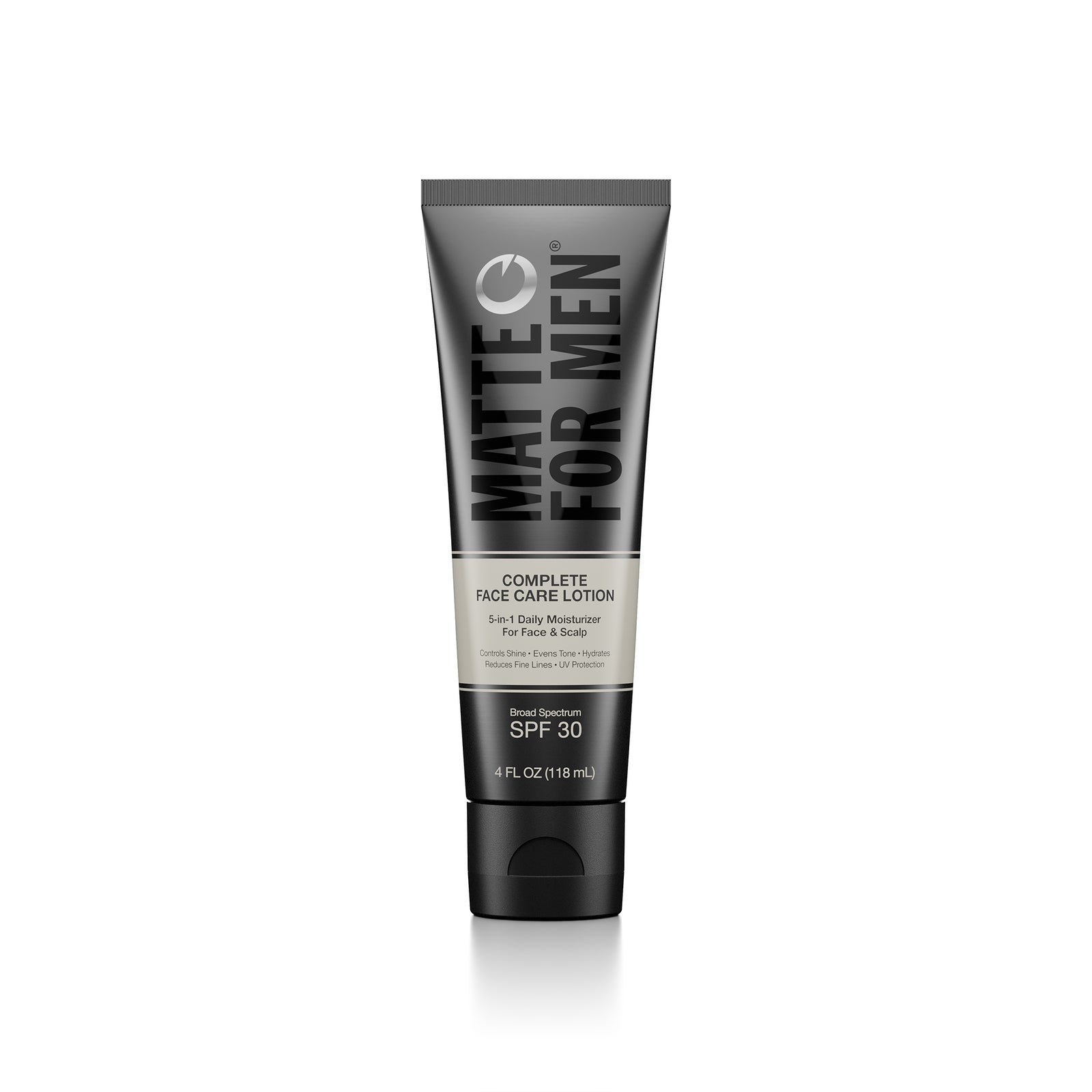 Matte For Men Complete Face and Head Care Lotion with SPF 30
