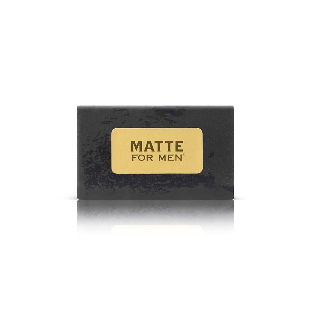 Matte For Men Detoxifying Peppermint Charcoal Cleansing Bar Soap